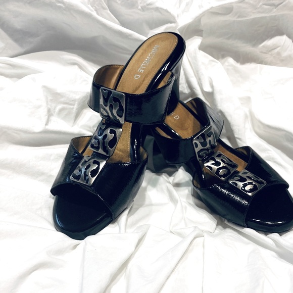 Michelle D Size 9.5 Medium Wedge Heel Dress Shoe - Picture 1 of 9